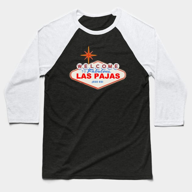 Viva Las Pajas Baseball T-Shirt by MICROmor